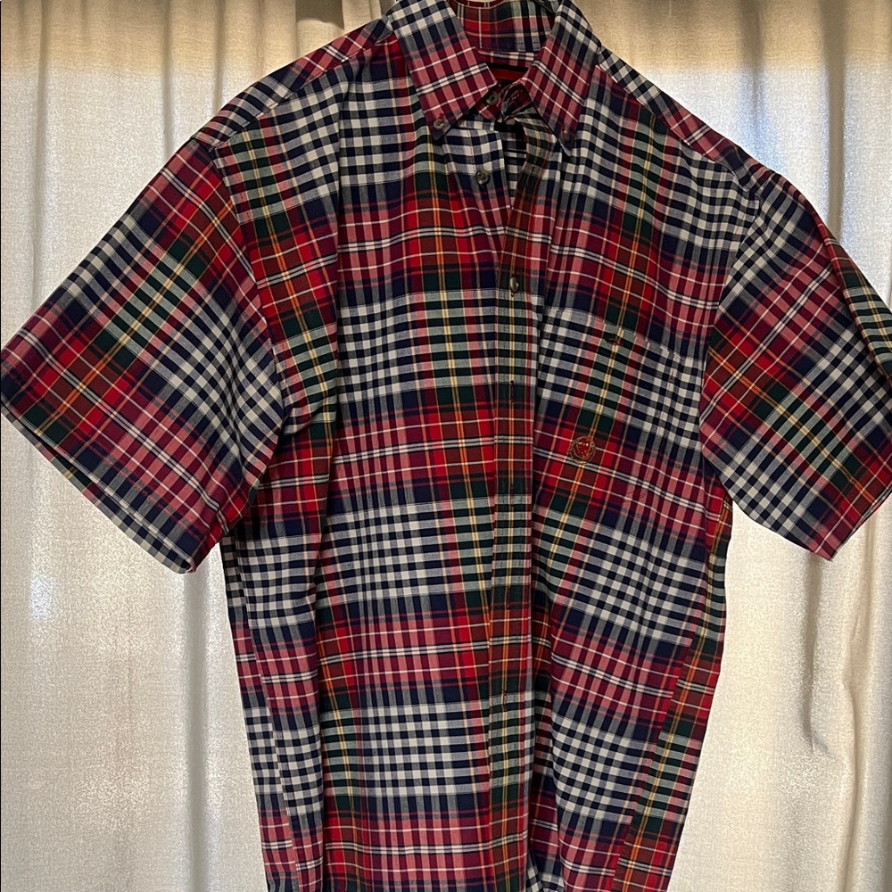 Classic Men's Plaid Button-Down Shirt
